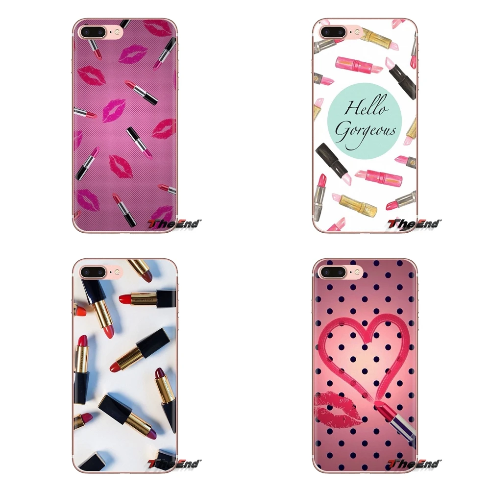 Чехол для телефона LG Spirit Motorola Moto X4 E4 E5 G5 G5S G6 Z Z2 Z3 G2 G3 C Play Plus Mini Beauty Makeup Lover губная