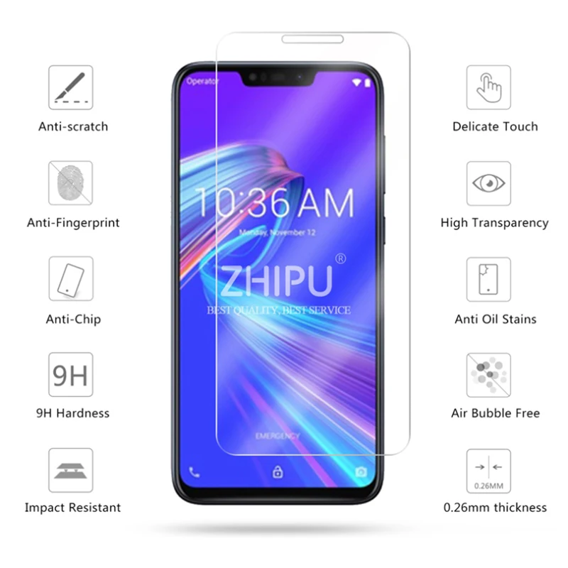 Закаленное стекло для Asus Zenfone Max M2 ZB633KL, Защитное стекло для экрана 2.5D 9 H, закаленное стекло для Asus Zenfone Max M2 ZB633KL