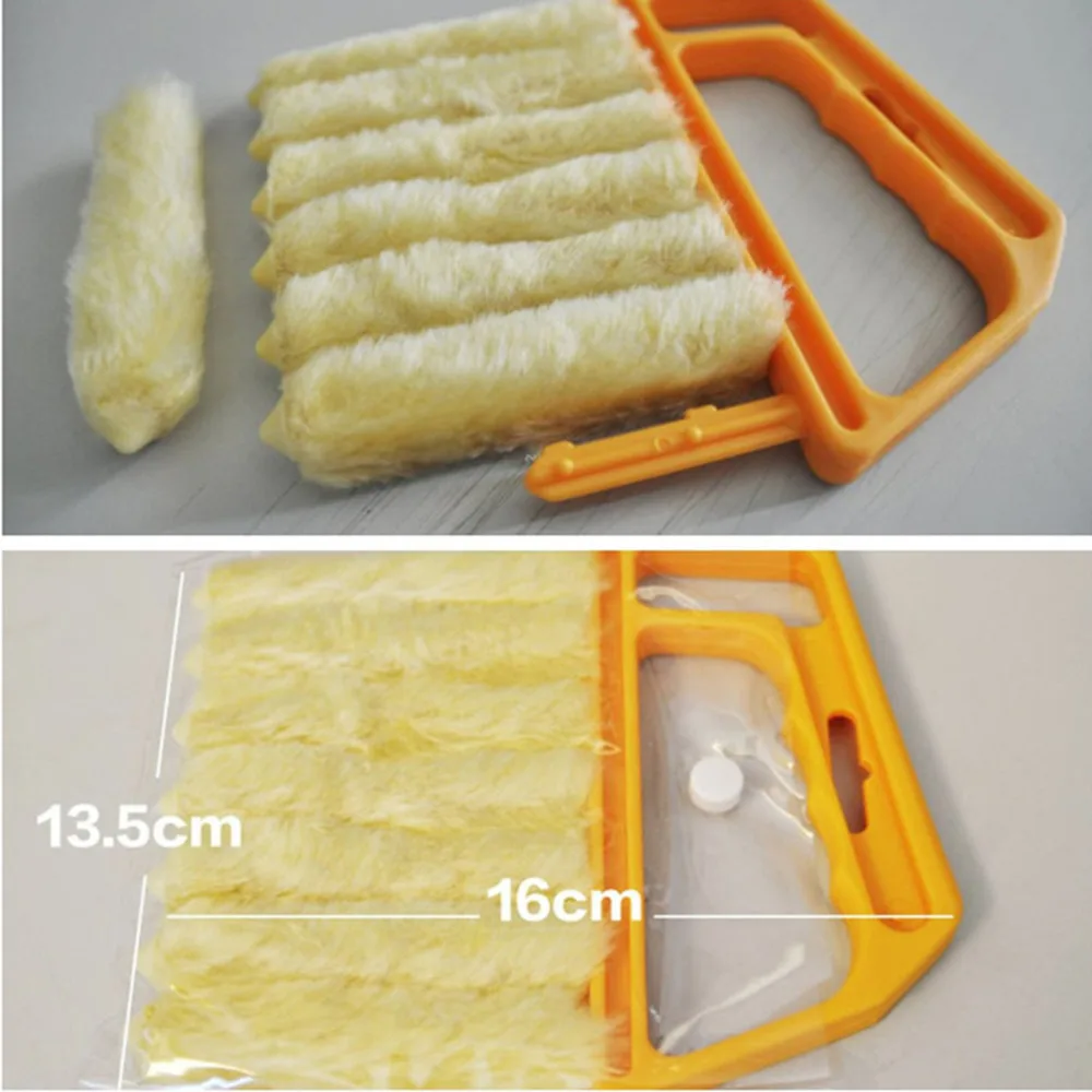 Новинка чистящее средство для штор с 7 ручками из микрофибры венецианское чистки