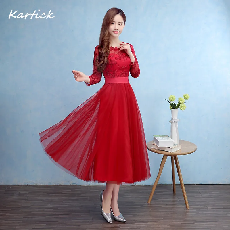 

Совершенно новое женское платье с длинными рукавами, бальное платье из фатина с высоким воротником для выпускного вечера, торжественное пл...