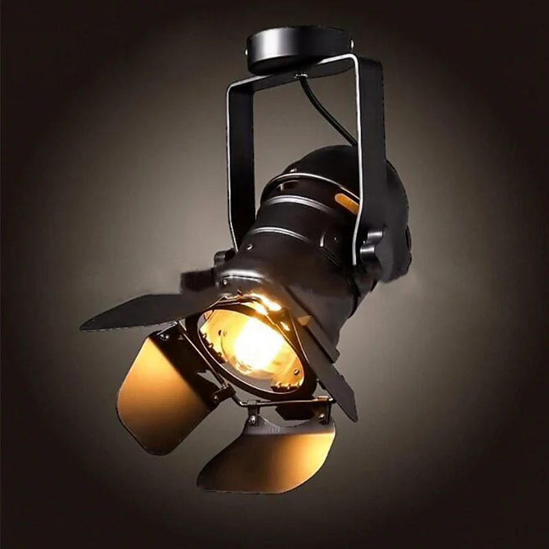 Американский Старинные СВЕТОДИОДНЫЕ Фары Трек Лампы Для Салонов Магазин Одежды