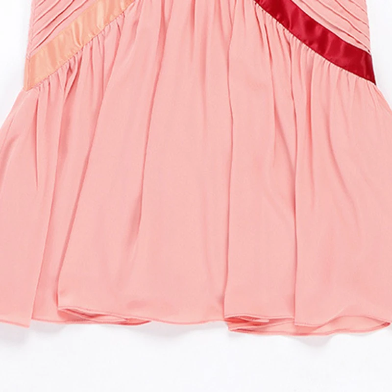 Оптовая и розничная продажа 2018 новые летние хит Цвет круглым вырезом шить