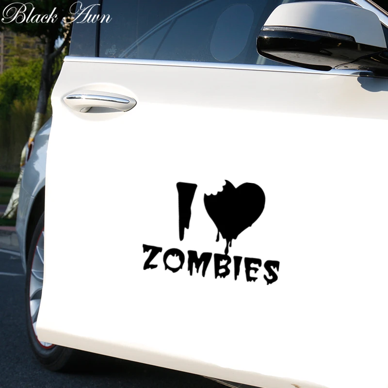 Я люблю зомби забавная вырезанная виниловая наклейка JDM для автомобиля D168 |