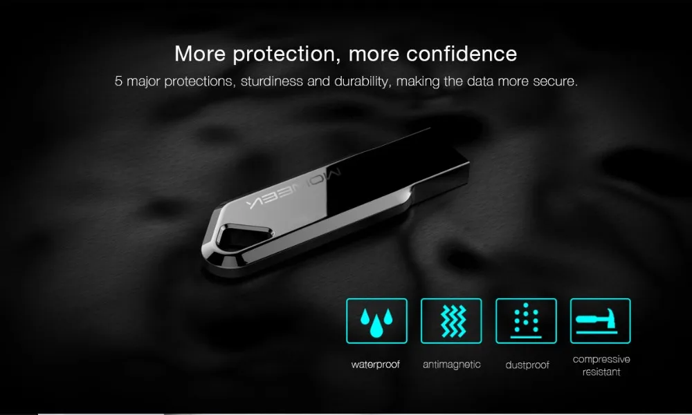 Moweek бизнес USB флэш металлический флеш-накопитель 16 ГБ 32 ГБ 64 ГБ 128 ГБ флеш-диск usb 2,0 cle USB флеш-накопитель 8 Гб usb ключ personalizado логотип