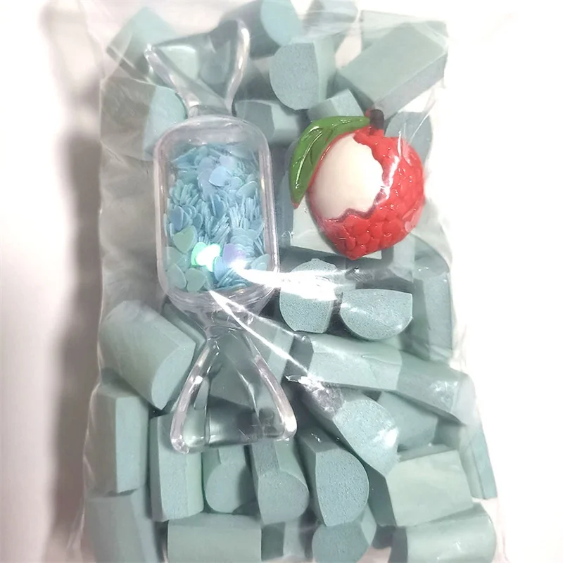 07 Губка слизи DIY части Lizun плюс поставки амулетов аксессуары для мягкой глины грязи пены добавки для глины грязи ломтики Шарм - Цвет: 07