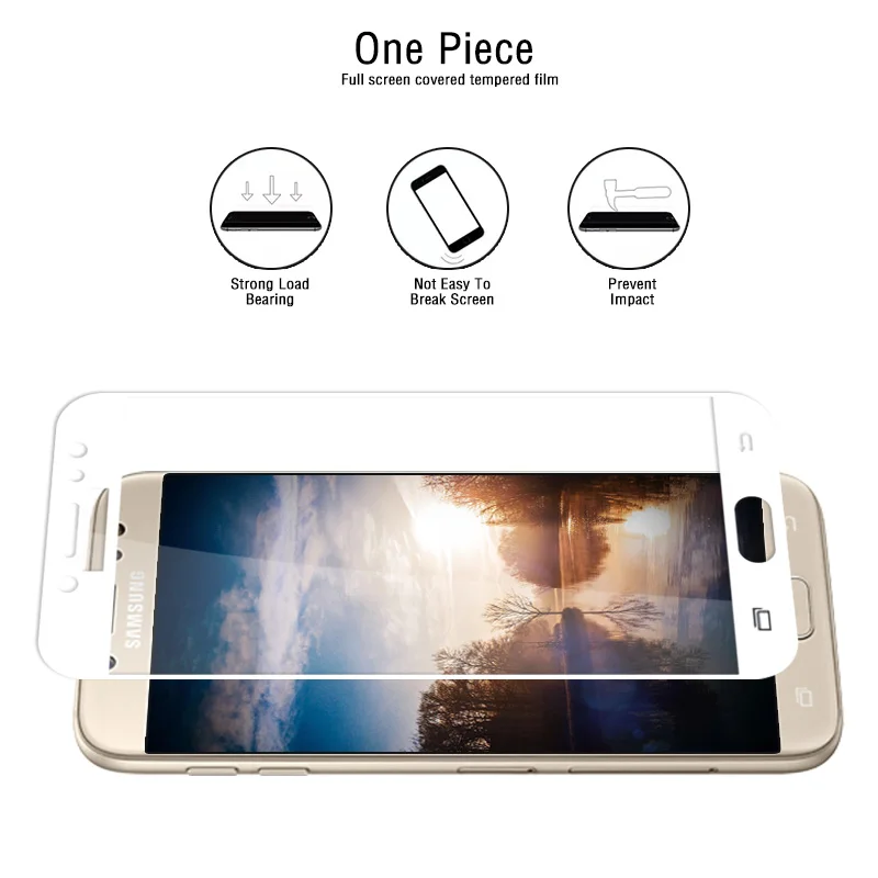 Защитная пленка для экрана Samsung Galaxy J7 2017 Европейская версия Полная защита Pro SM J730F закаленное стекло|Защитные