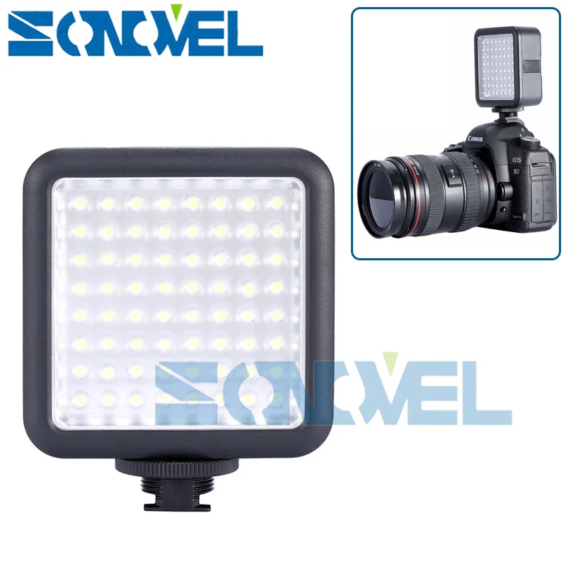 Godox LED64 светильник для DSLR камеры видеорегистратора Мини DVR заполсветильник