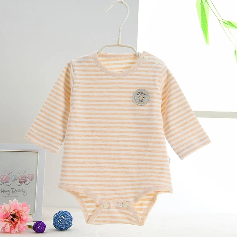 Боди из органического хлопка Модная одежда для мальчиков и девочек комбинезон