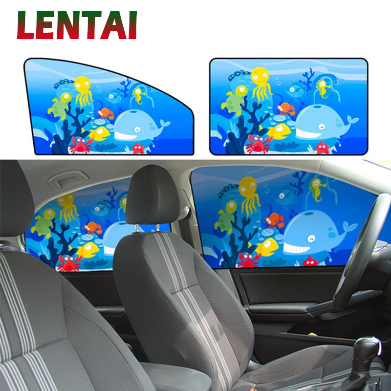 LENTAI 1 шт. детский тент магнитные наклейки занавеска бокового окна для Peugeot 508 308 206