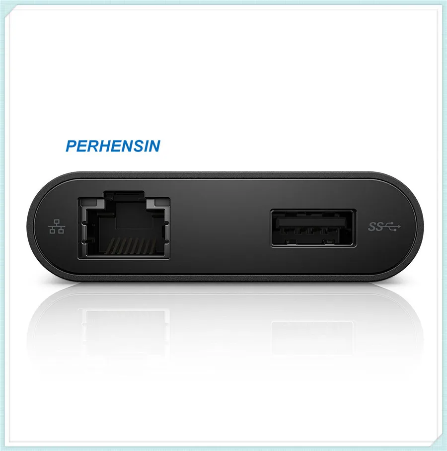 

0RNHDN FOR Dell Adapter USB Type C to HDMI VGA Ethernet USB 3.0 DA200 RNHDN