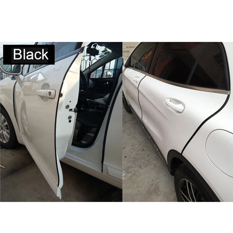 

5/8/10M Anti Scratch Bar Car Door Edge Rubbing Strip Anti Collision Rubber Bumper Protection Car Styling
