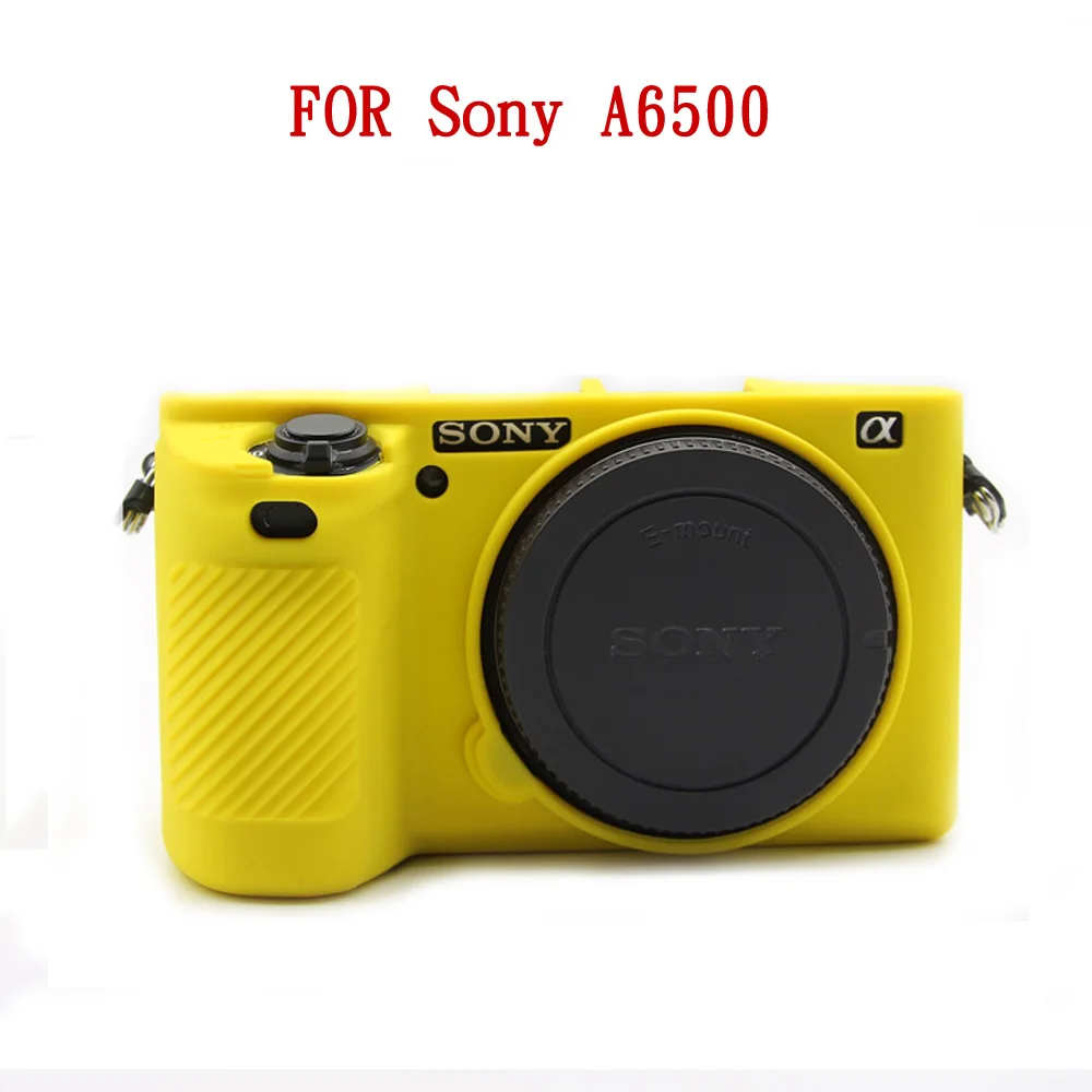 Мягкая сумка для камеры силиконовый чехол для sony A5000 A5100 A6000 A6300 A6500 RX100 III IV - Цвет: A6500 Yellow