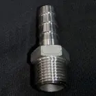 Штуцер для шланга ID 40 мм x 1,12 дюйма, наружная резьба BSP 304, нержавеющая сталь стальной соединитель, Соединительный фитинг для топлива, газа, воды