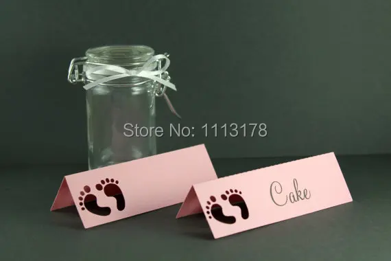 

Baby Shower Place Names pink Girl's Baby Shower Party table name card Baby Shower Ideas, Favor Gift Tags, Place Cards
