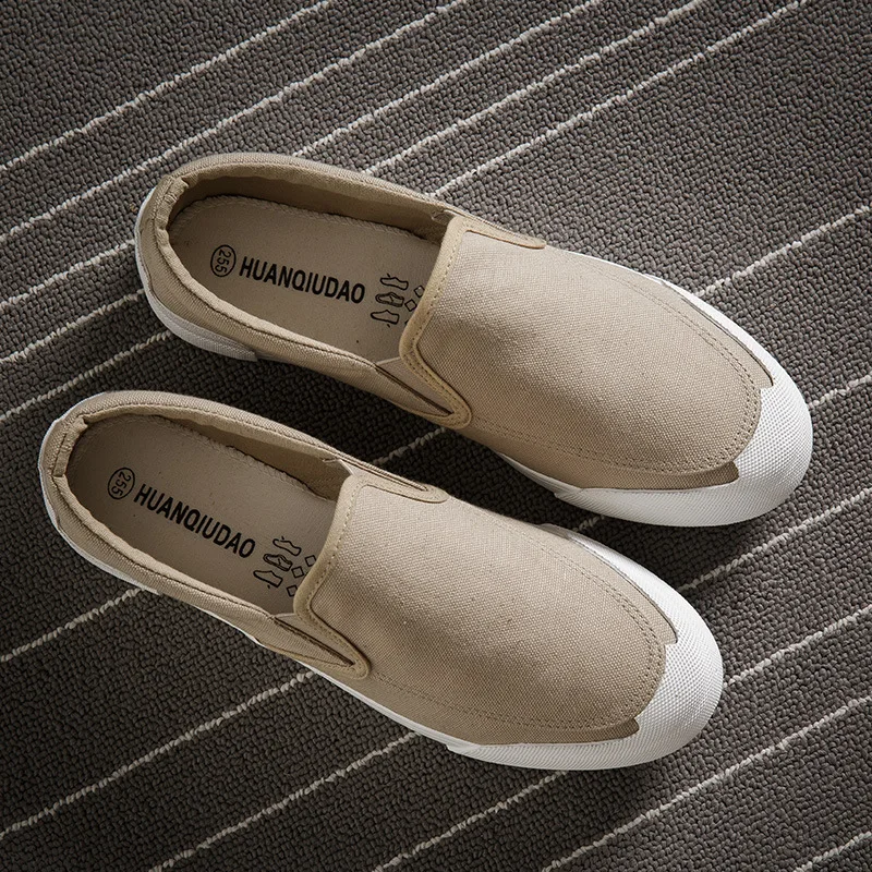 Мужская парусиновая обувь повседневные дышащие мокасины Chaussure Homme 2019 | Обувь