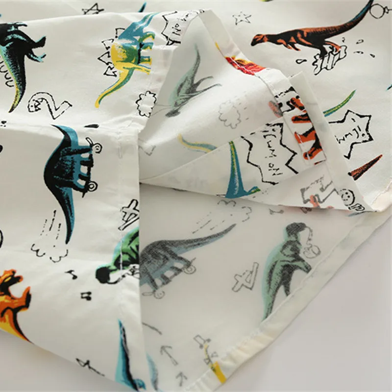 

New Children Shirts Novelty European and American Style Cartoon pattern Printed Boy's Shirt For 3-8 Years Old Kids Wear Clothing