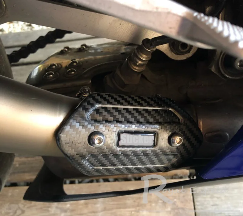 Универсальный мотоцикл AKRAPOVIC глушитель тепловой Щит чехол для Yamaha r6 mt09 NINJA250 kawasaki z900 gsxr750 600 k8 k7