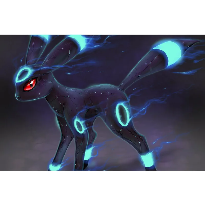 Umbreon, Покемон, аниме, алмазная вышивка, сделай сам, Алмазная мозаика, алмазная живопись, 3d вышивка крестиком, алмазные картины H150