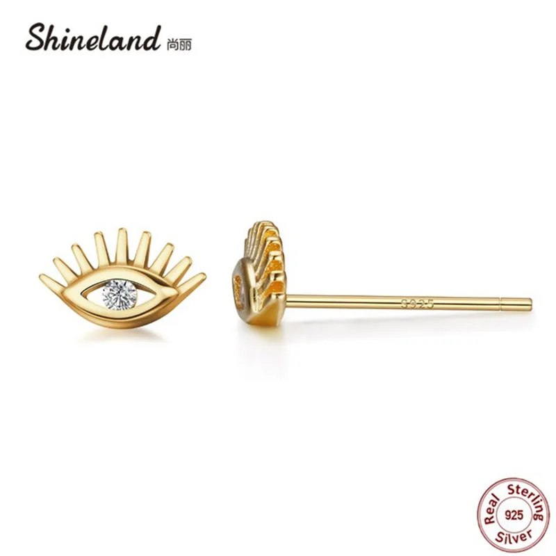 Женские серьги гвоздики из серебра 100% пробы с фианитом|stud earrings|stud earrings goldearrings gold |