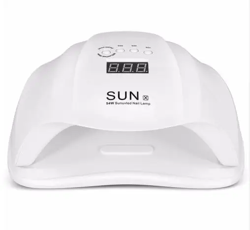 54 Вт УФ светодио дный светодиодная гибридная лампа для ногтей Professional UV Сушилка 36
