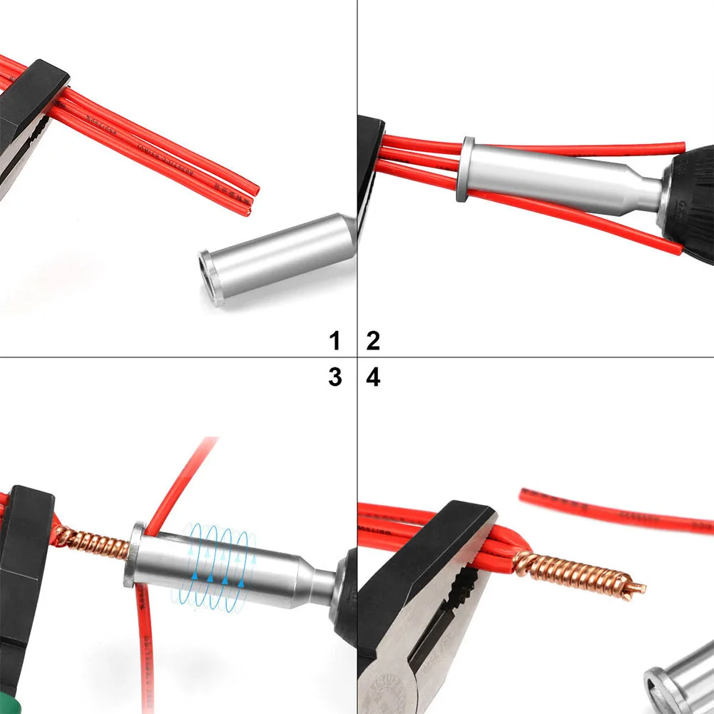 Accessories Simultaneously Electric Wire Stripping Power Twisting Tools Pliers Stripper Twister Drivers For Use Connector |