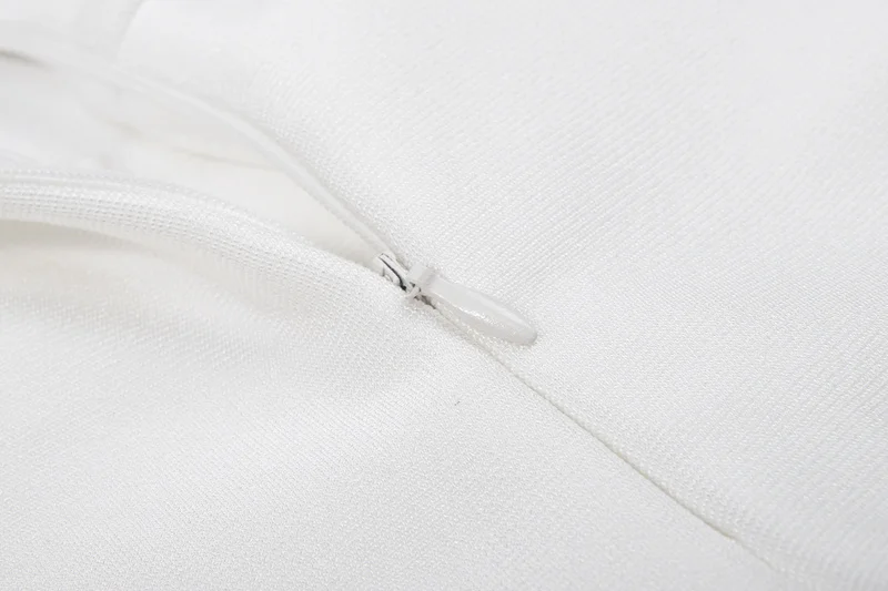 INDRESSME повседневные обтягивающие однотонные белые красные кнопки плоские длинные