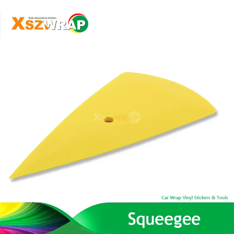 

15*8.5cm Professional Window Tint Tool Yellow Go Corner Squeegee