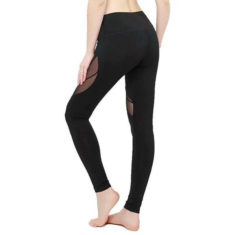Ropa Deportiva Mujer прозрачные женские спортивные Леггинсы сетчатые сексуальные
