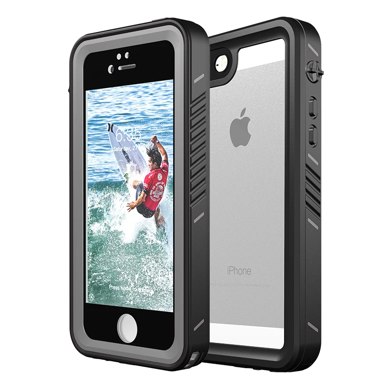 Водонепроницаемый чехол для iPhone 5/5s/SE защита от ударов грязи снега 5s с отпечатком