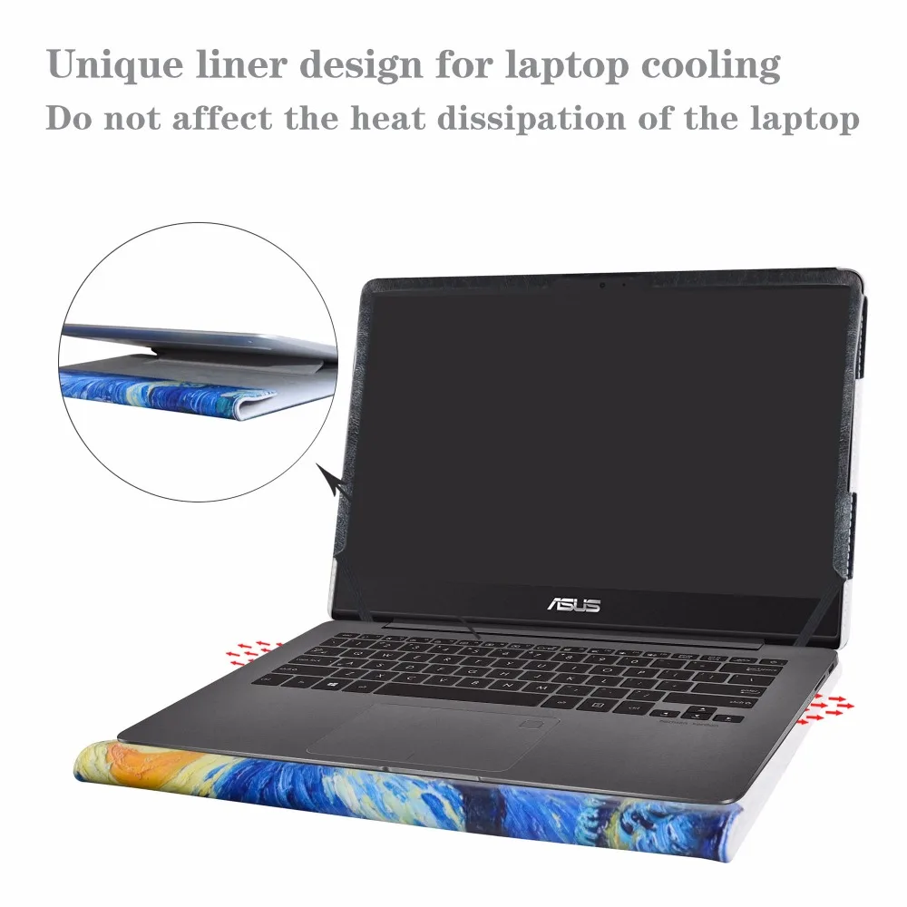 Alapmk защитный чехол для 1" Asus ZenBook UX430UA UX430UN UX410UA UX410UQ и ASUS VivoBook S14 S430UN серии ноутбука