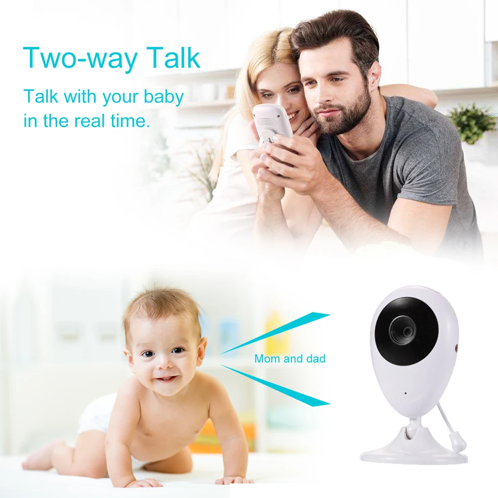 Беспроводной видеоняня 2 4 дюйма Цветная камера безопасности ночник Babyphone Way Talk