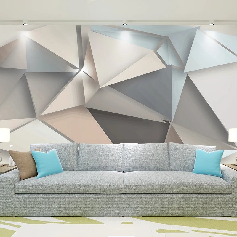 Beibehang пользовательские фото обои 3D современный ТВ фон гостиная Абстрактное Искусство Настенная роспись геометрическое покрытие стен обои