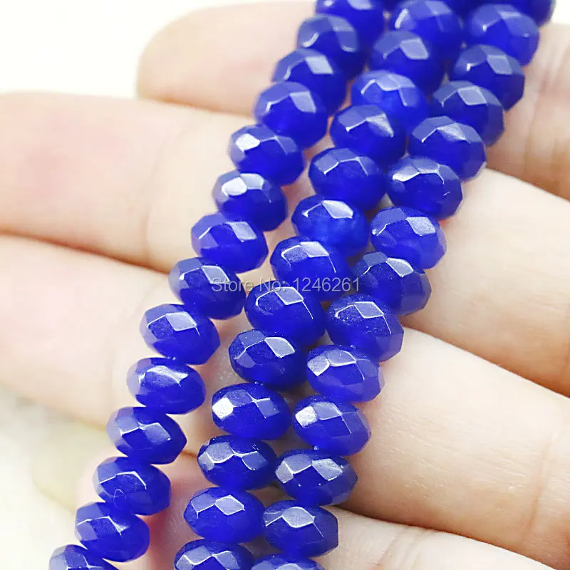5x8 мм темно-лазурит-синий аксессуары для рукоделия Abacus бусины самостоятельного