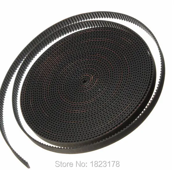 Высокое качество 7 метров GT2 открытый ремень ГРМ ширина 9 мм/10 мм/12 мм/15 мм/20 мм 2GT