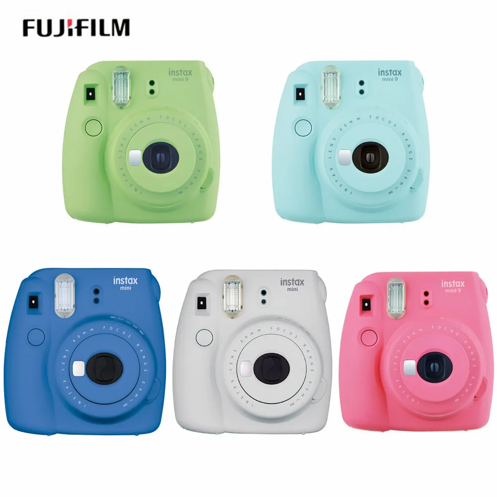 Оригинальная брендовая Новинка 5 цветов Fujifilm Instant Mini 9 фотопленка камера + 50 листов