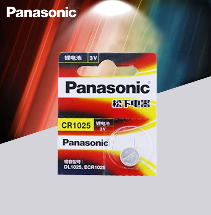5 шт./лот 100% Origina Panasonic CR1025 CR 1025 3V литиевая кнопка батареи для монет|Часовые