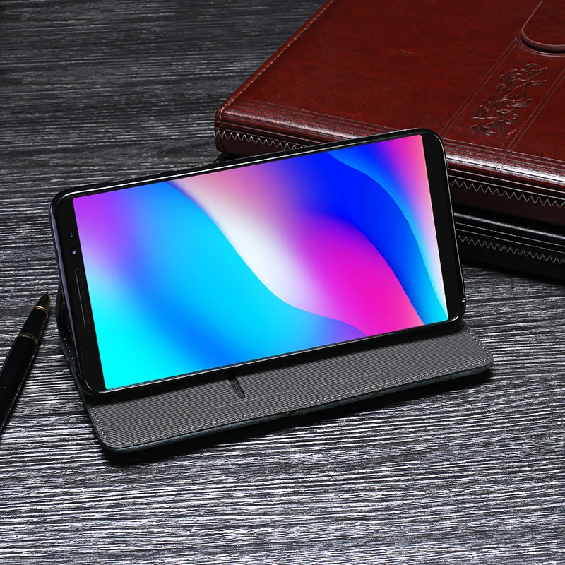 Чехол Blackview Max 1 роскошный кожаный чехол с откидной крышкой для защитный телефона