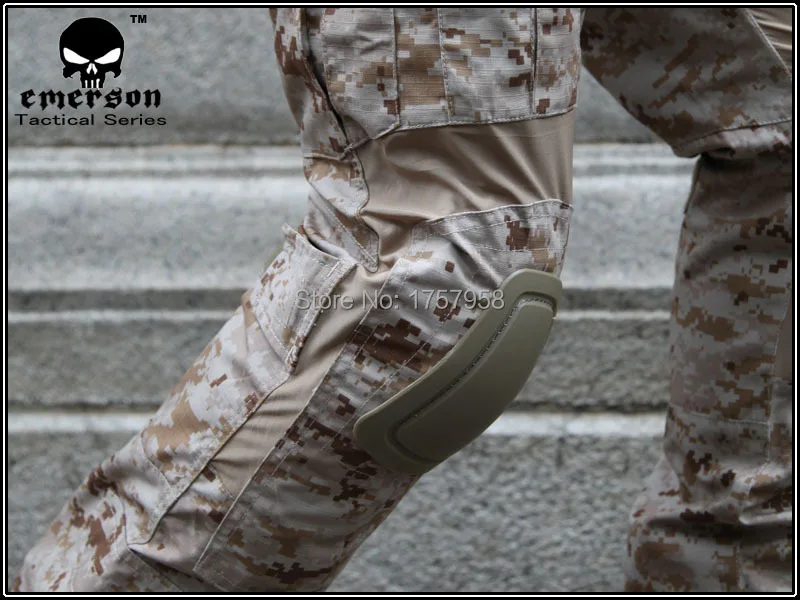 

Emerson Gen2 Combat Uniform Set Military Combat Shirt & Pants with knee pad & elbow pad AOR1 EM6914