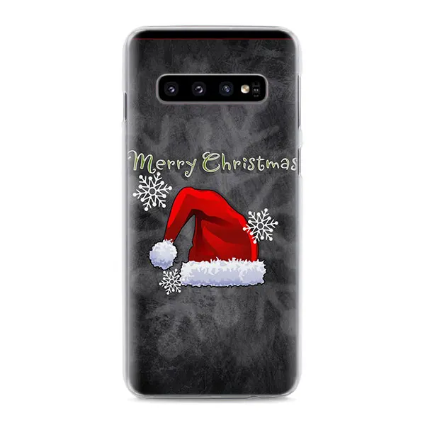 01 С Рождеством год чехол для телефона s для samsung Galaxy S10e S10 S8 S9 Plus M10 M20 M30 A50 S6 S7 Edge жесткий чехол - Цвет: 01