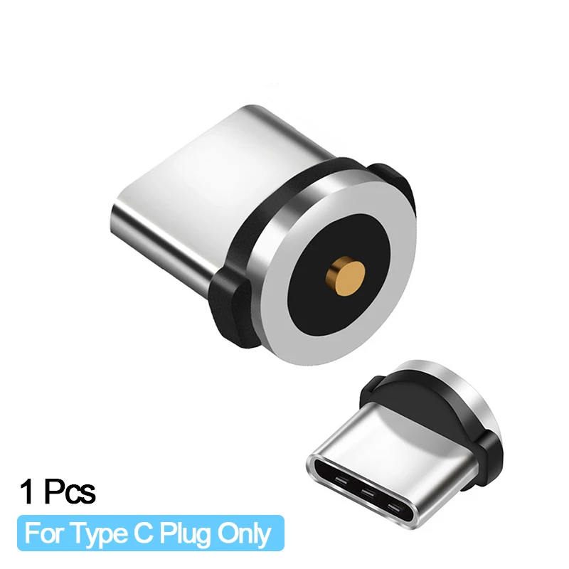 Круглый Магнитный кабель разъем типа C Micro USB для быстрой зарядки 8 контактов 2 4 А