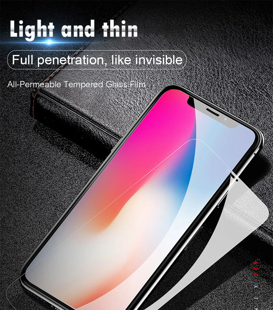 3 шт./лот, защита экрана, закаленное стекло для iPhone X, XR, XS Max, 8, 7 Plus, 6, 6S Plus, 5, 5S, SE, Защитная пленка для экрана, стекло для телефона
