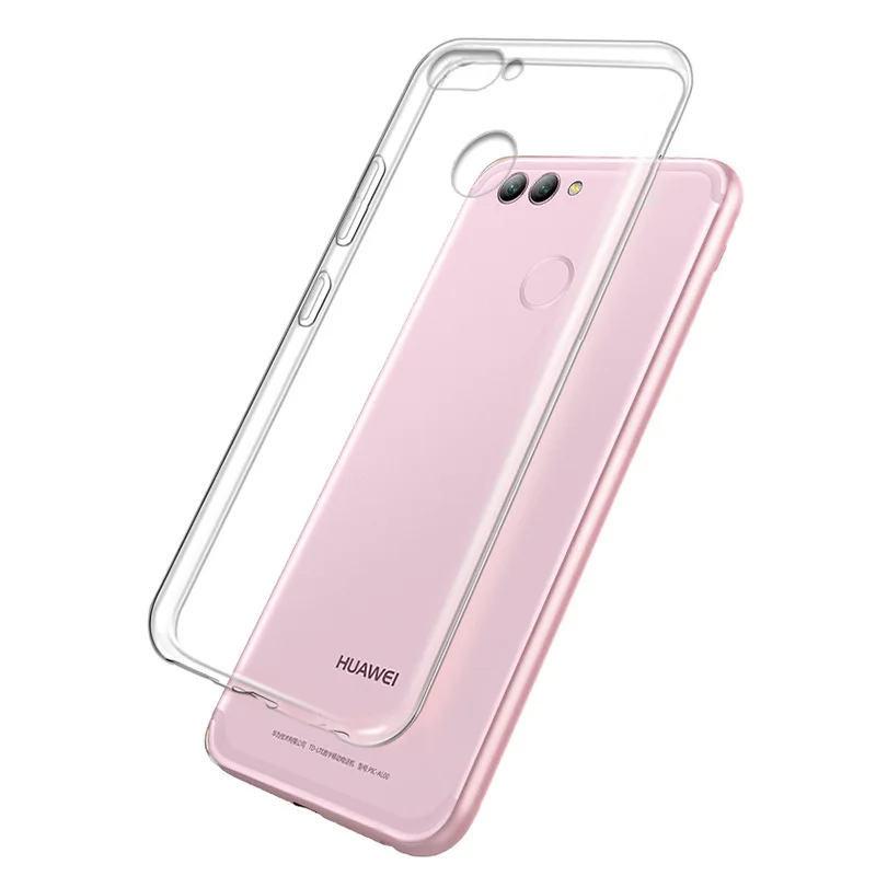 Ультратонкий Прозрачный чехол HOECOGE для телефона Huawei Nova 2 Plus 5 дюйма защитный из ТПУ