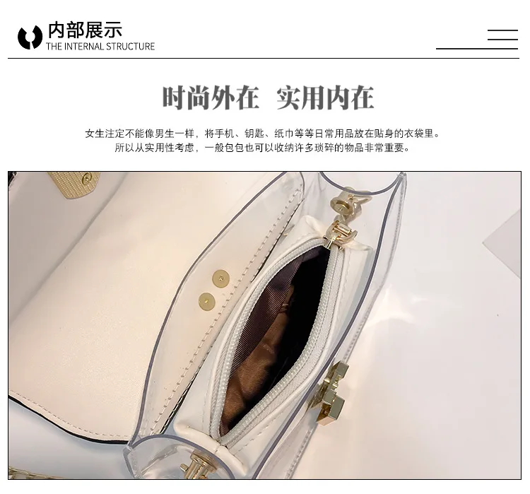 Прозрачный кошелек Роскошные сумки для женщин дизайнер tote bagsac основной femme через плечо