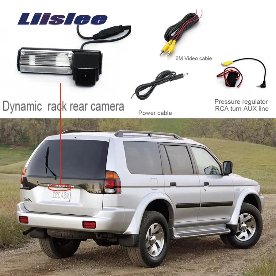 Liislee для Mitsubishi Montero Спортивная камера заднего вида Парковка + широкоугольная