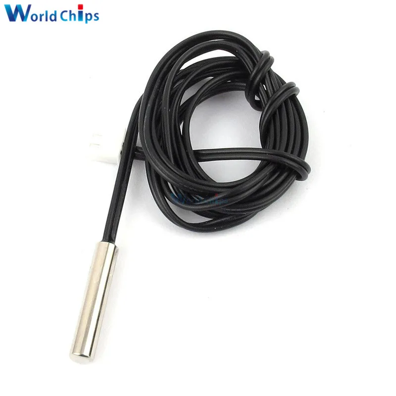 1Pcs/Lot NTC Thermistor Accuracy Temperature Sensor 10K 1% 3950 Waterproof Probe Longth 1M | Электронные компоненты и