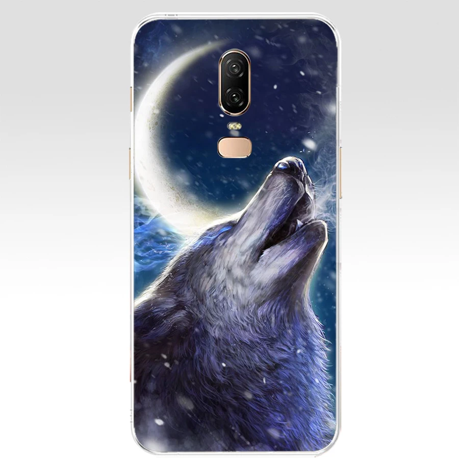 Силиконовый чехол для oneplus 6 6t с листьями милым забавным мультяшным рисунком