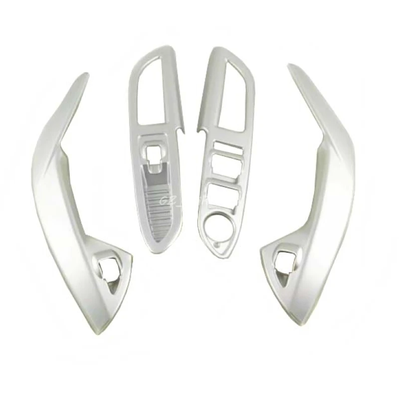 

Automobile styling Interior Door Armrest Window Lift Cover Trim 4pcs For Ford Escape Kuga 2013 2014 2015 2016 2017
