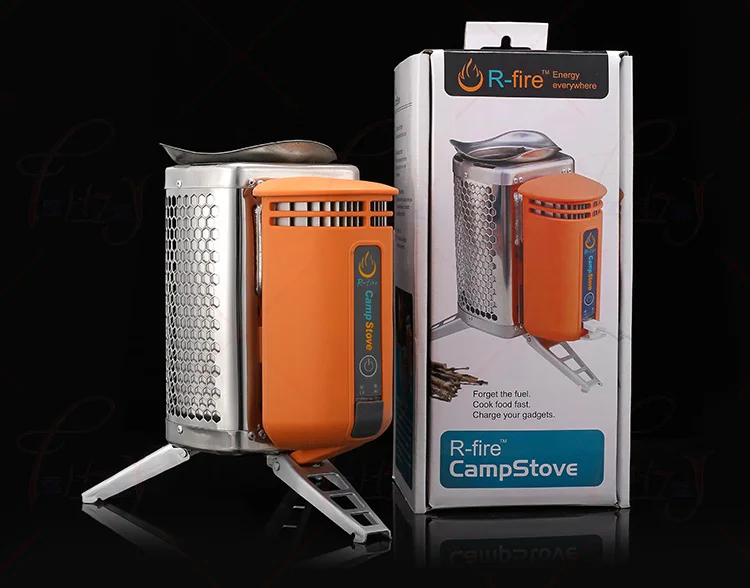 CampStove нержавеющая сталь плита устройство для дровяной печи Открытый походный рюкзак для пикника Кухня барбекю 1 шт