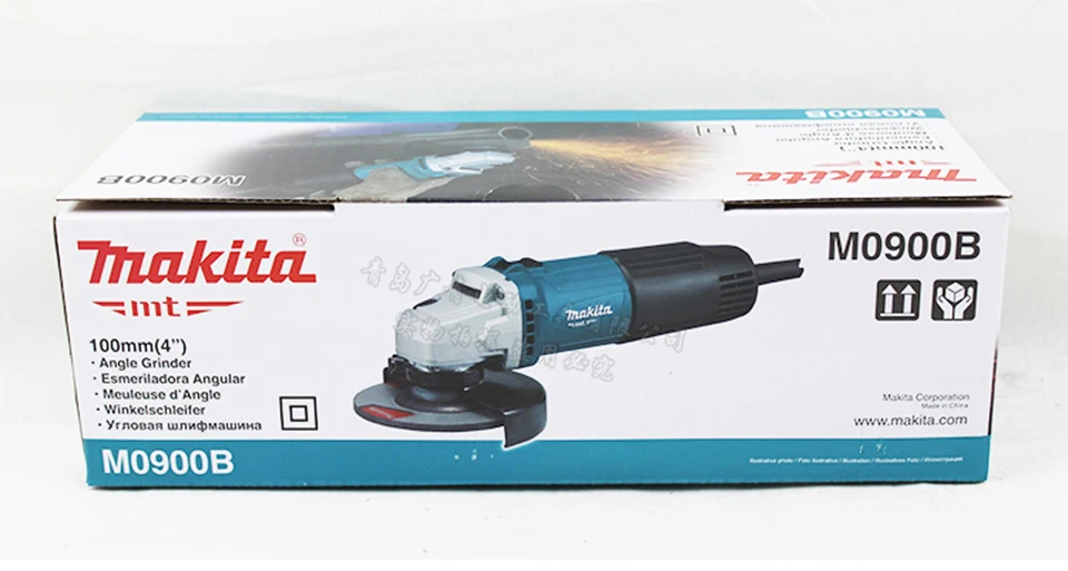 Японская угловая шлифовальная машина Makita M0900B/M9513B полировальная машина M9506B шлифовальная и режущая машина M9509B 540 Вт/720 Вт/850 Вт