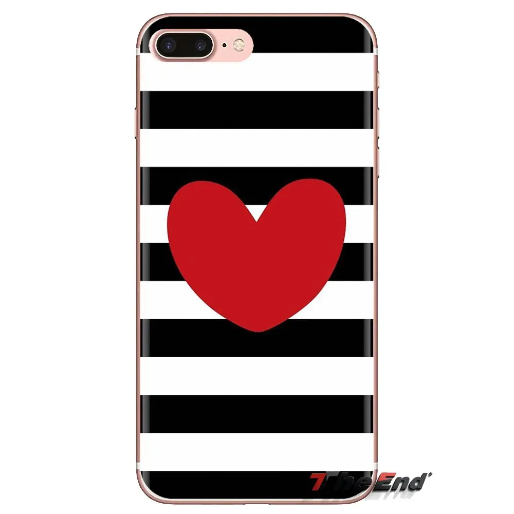 Розовые полоски Сердце Любовь Роза цветок для iPod Touch Apple iPhone 4 4S 5 5S SE 5C 6 6S 7 8 X XR XS Plus